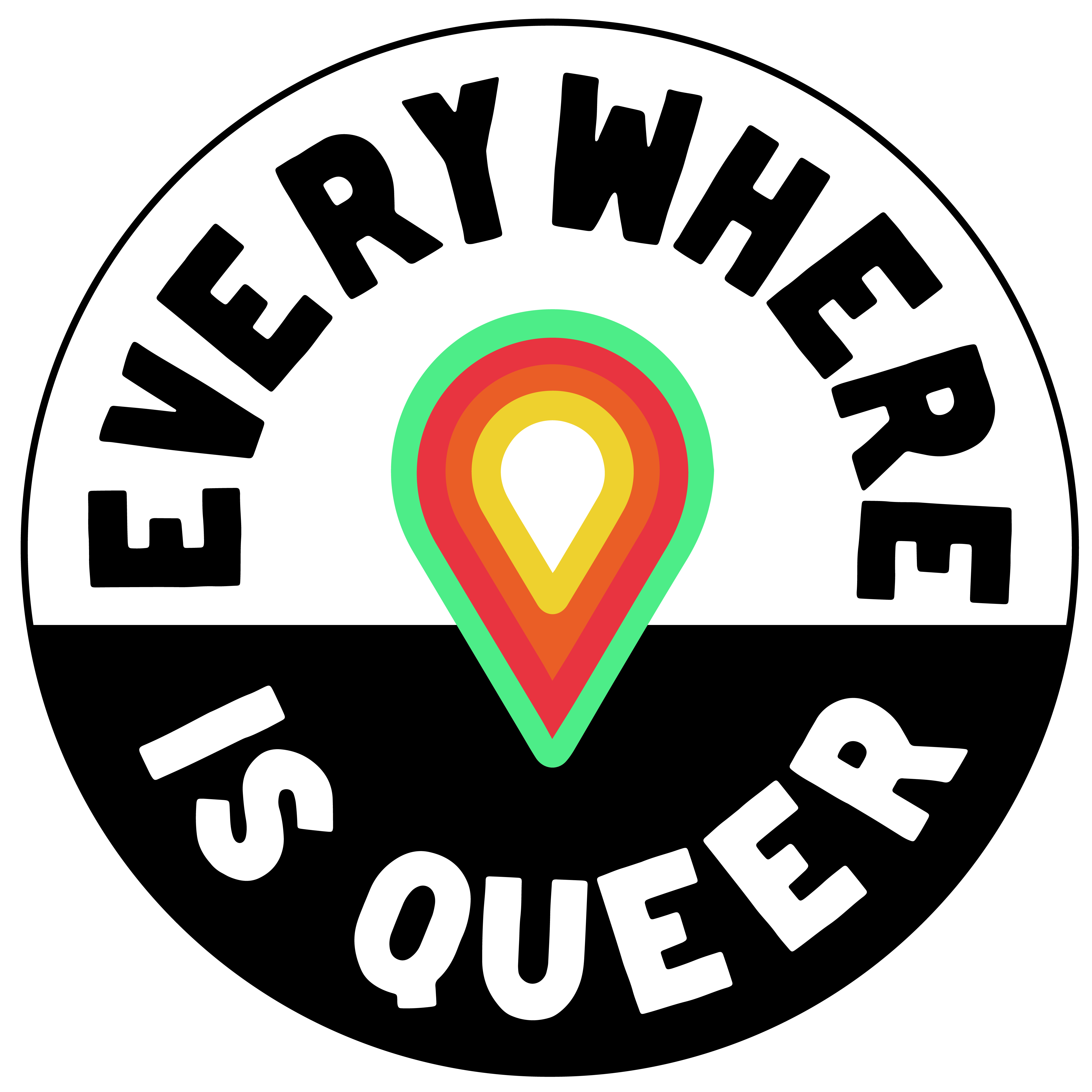 Logo for Everywhere is Queer directory